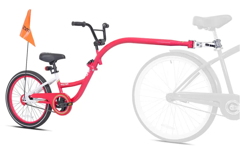 WeeRide Kazam Link Tagalong Bike Pink-1
