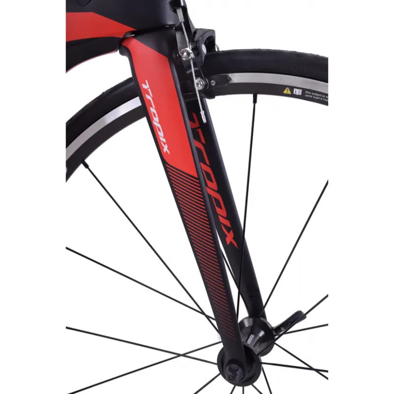 Tropix Milan Sports Road Bike Black and Red-6