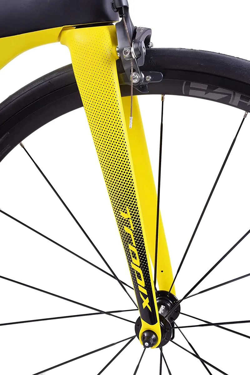 Tropix Paris Sports Road Bike Black and Yellow-2