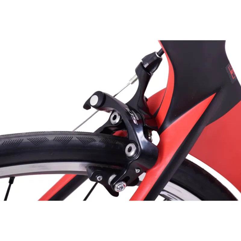 Tropix Milan Sports Road Bike Black and Red-2