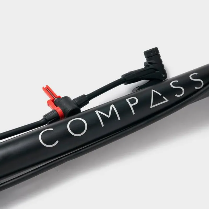 Compass Dual Valve Track Pump Black-1