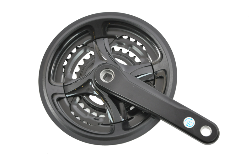 Prowheel Triple Crankset 28/38/48T x 170mm Black-1