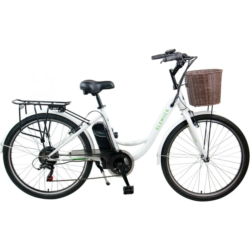Elswick 26 Inch Wheel Electric Bike White