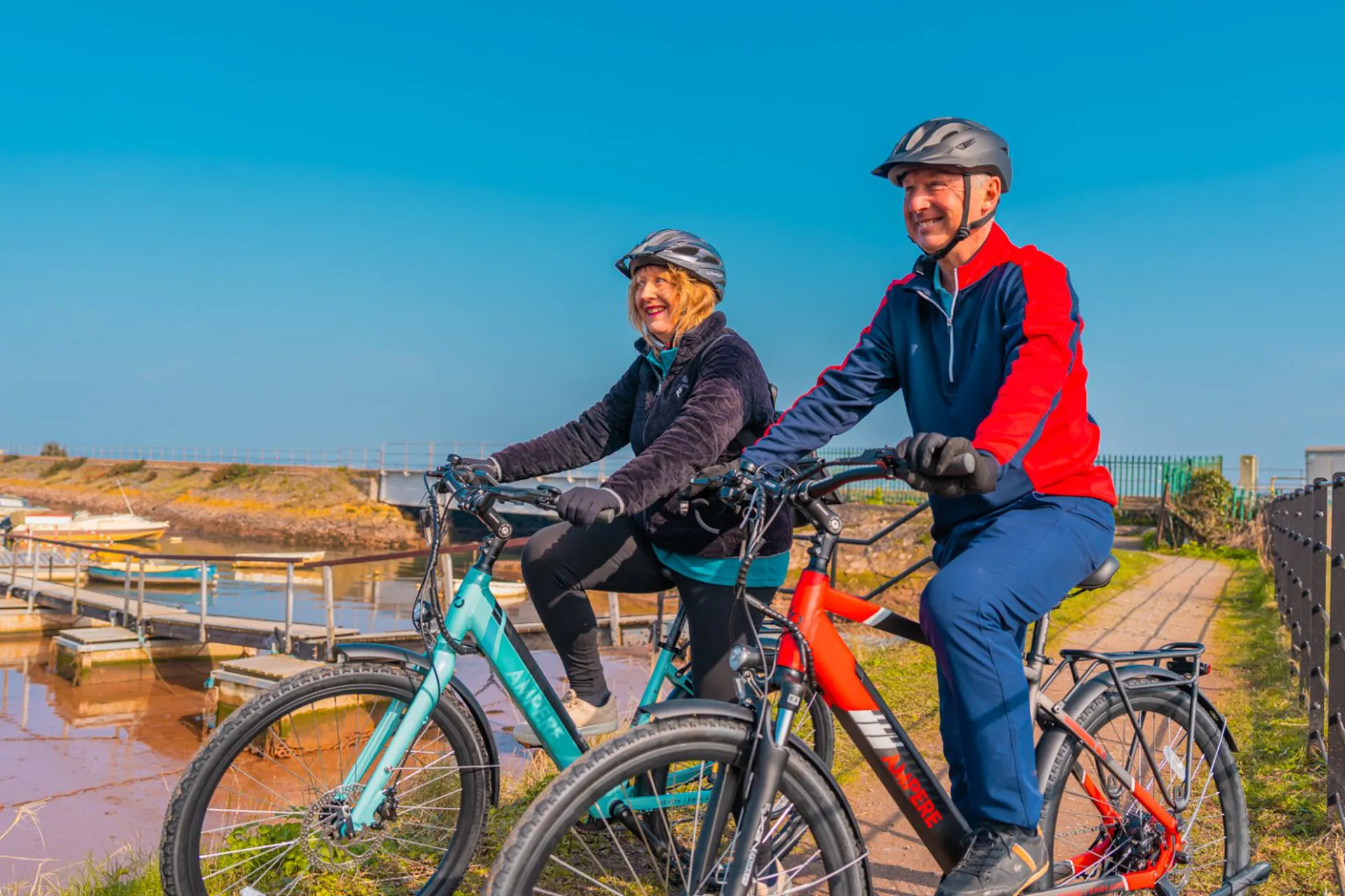 Ampere bikes background