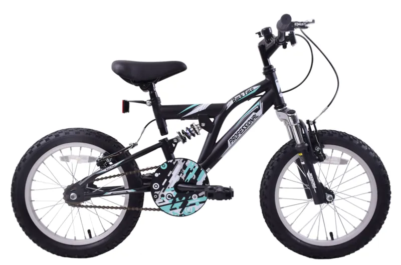  Professional Rock Face 16 inch Kids Mountain Bike Black