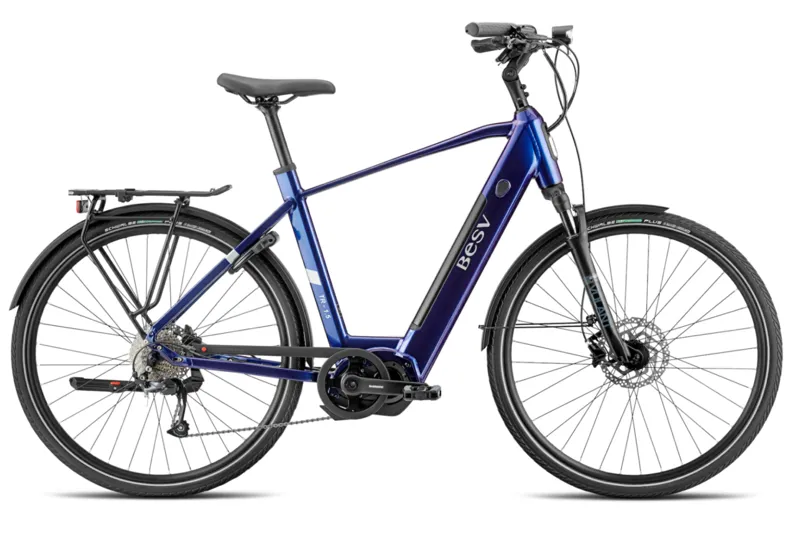 Besv TR 1.5 Electric Bike 700c Wheel Navy Blue