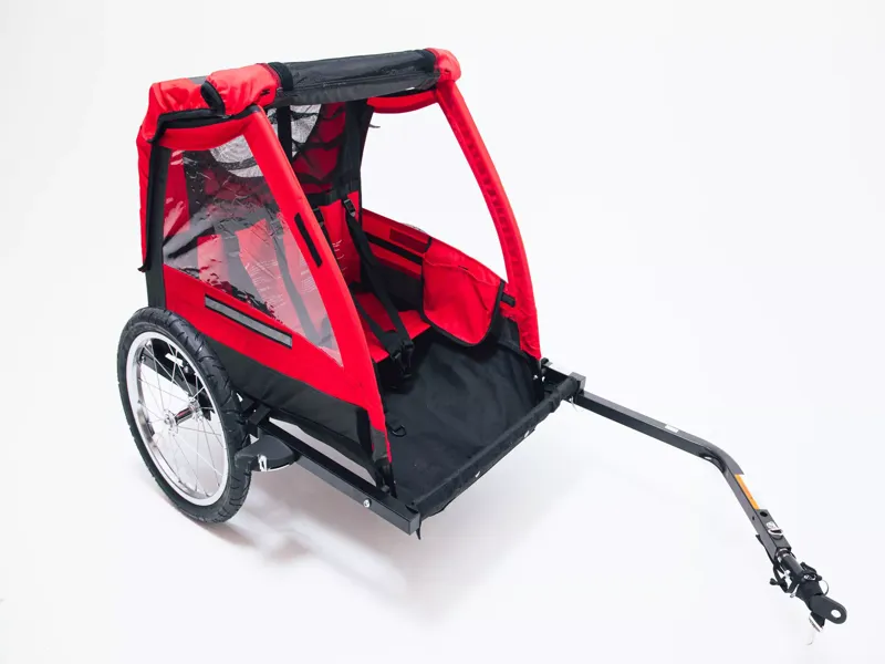 Raleigh Intrepid 2 Seater Childrens Trailer Red-4