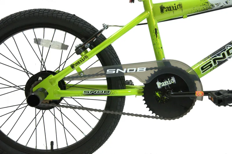 Snob Panic 20 Inch Wheel Kids BMX Bike Green-4