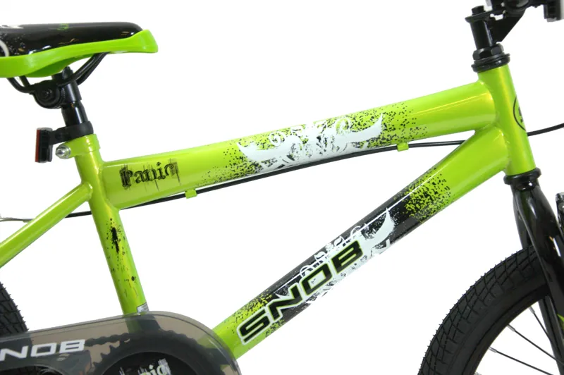 Snob Panic 20 Inch Wheel Kids BMX Bike Green-2