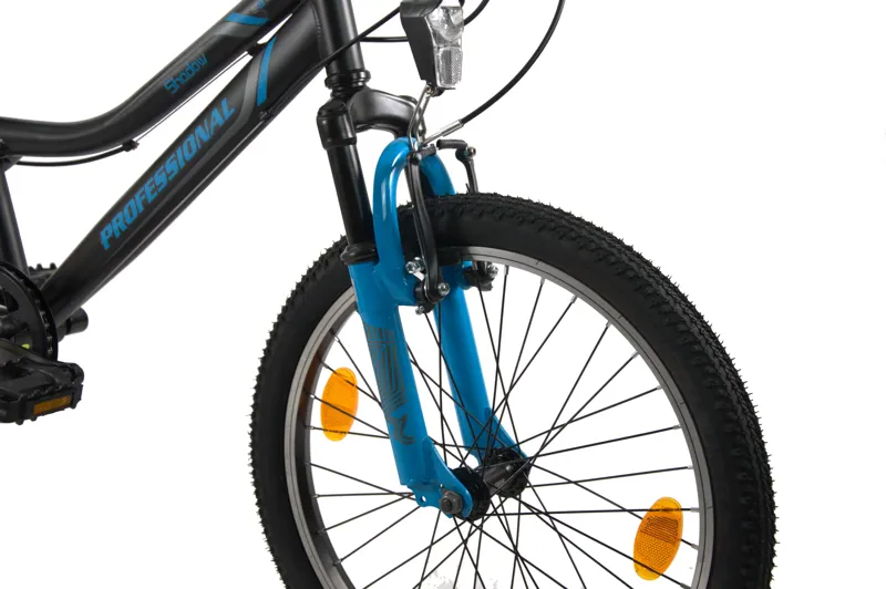 Professional Shadow 20 Inch Wheel Kids Bike Black/Blue-3