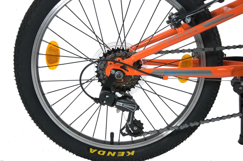 Professional Wave Rider 20 Inch Wheel Kids Bike Orange/Blue-4