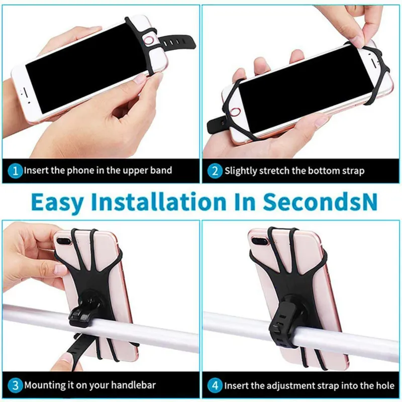 Silicone Phone Holder Black-2