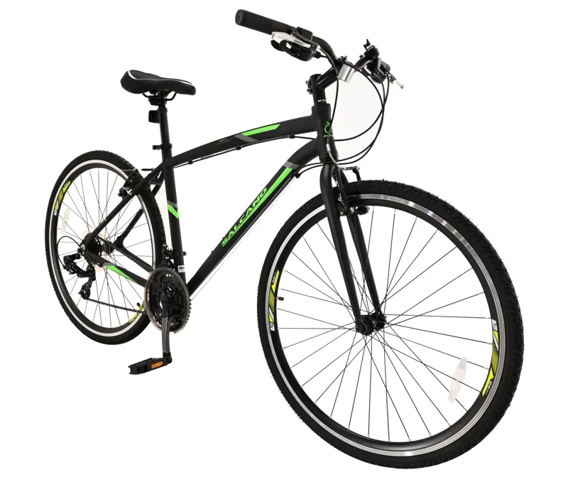 Salcano City Explorer 700c Sports Hybrid Bike Black/Green-1