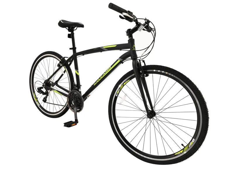 Salcano City Explorer 700c Sports Hybrid Bike Black/Yellow-1