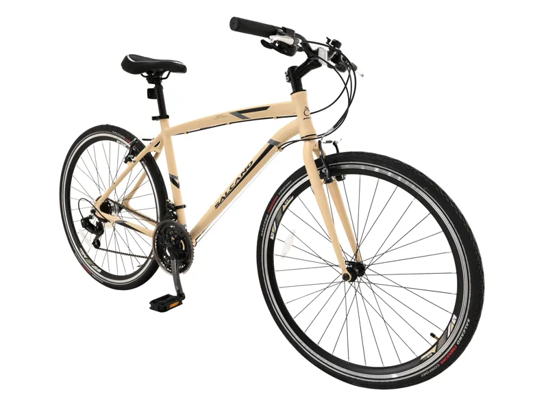 Salcano City Explorer 700c Sports Hybrid Bike Cream/Black-1