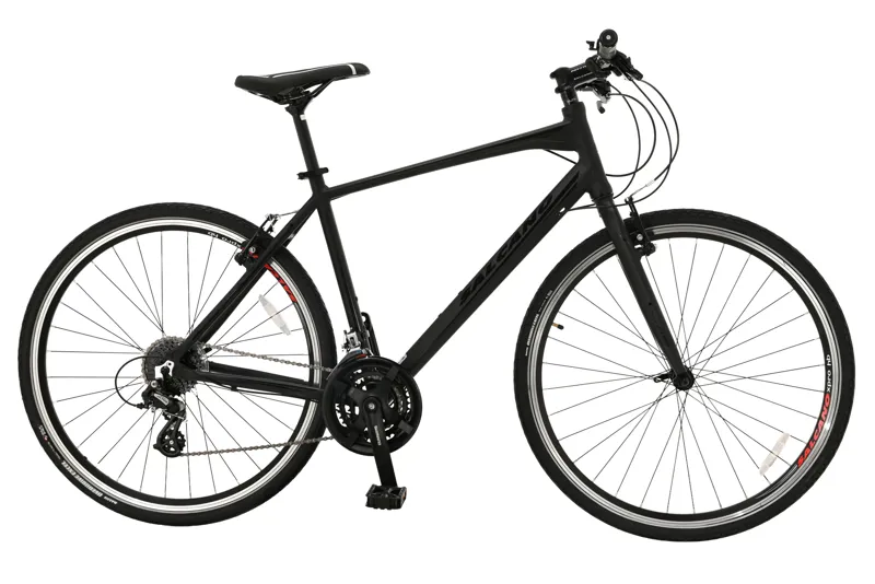 Salcano City Wind 700c Sports Hybrid Bike Black
