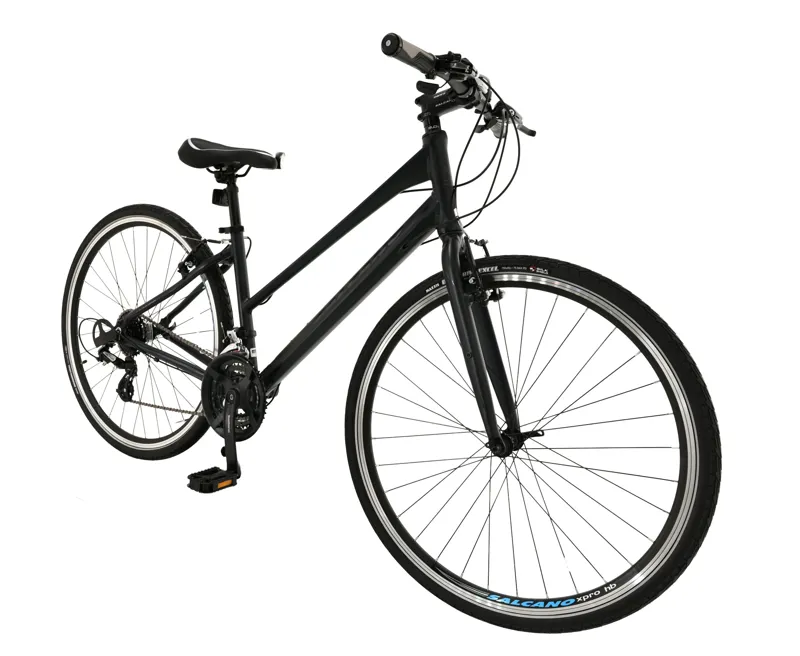 Salcano City Wind 700c Sports Hybrid Bike Black-1