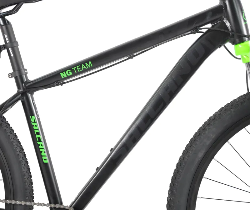 Salcano NG Team 100 1x9 27.5 Mountain Bike Black/Green-2
