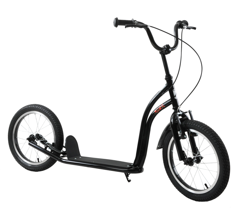 Professional 16 Inch Wheel Scooter Black-2