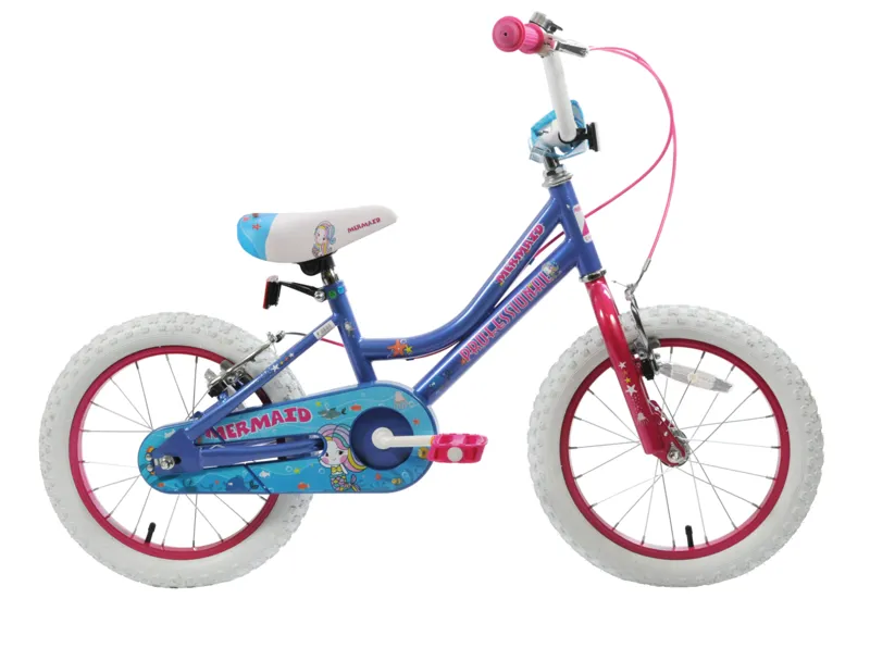 Professional Mermaid 16 Inch Wheel Kids Bike Blue