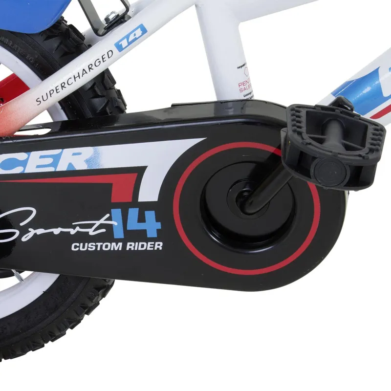 Hi5 Racer 14 Inch Wheel Kids Bike Blue/Red -3