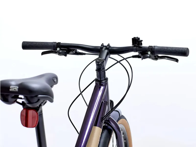 Raleigh Strada City 650B Commuter Hybrid Bike Purple/Gold-4