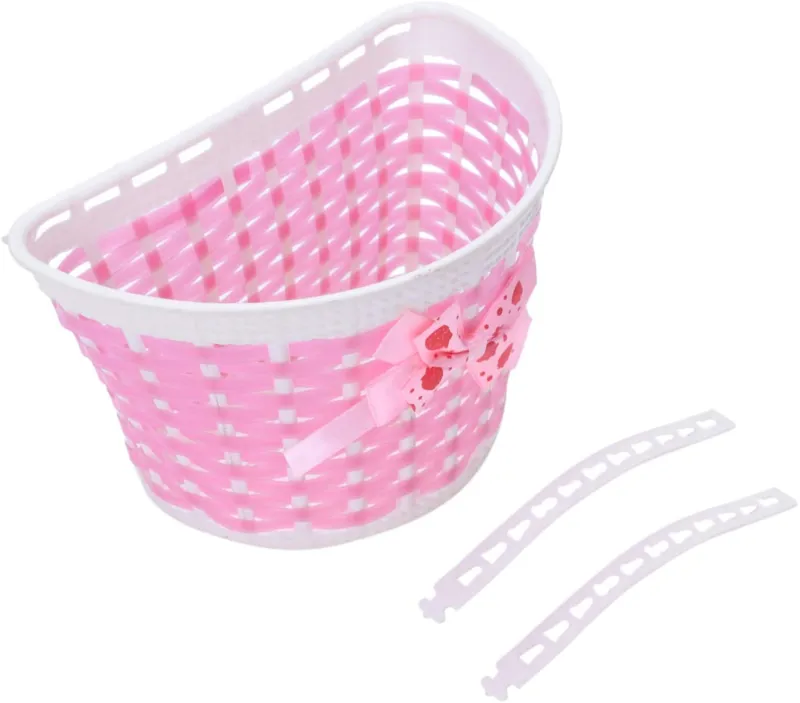 Kids Basket Pink Bow-2