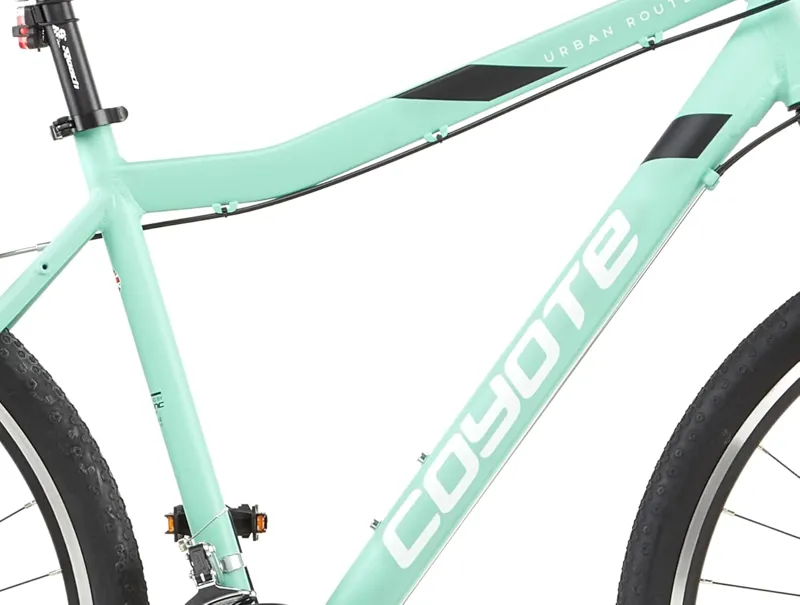 Coyote Urban 700c Sports Hybrid Bike Turquoise-3