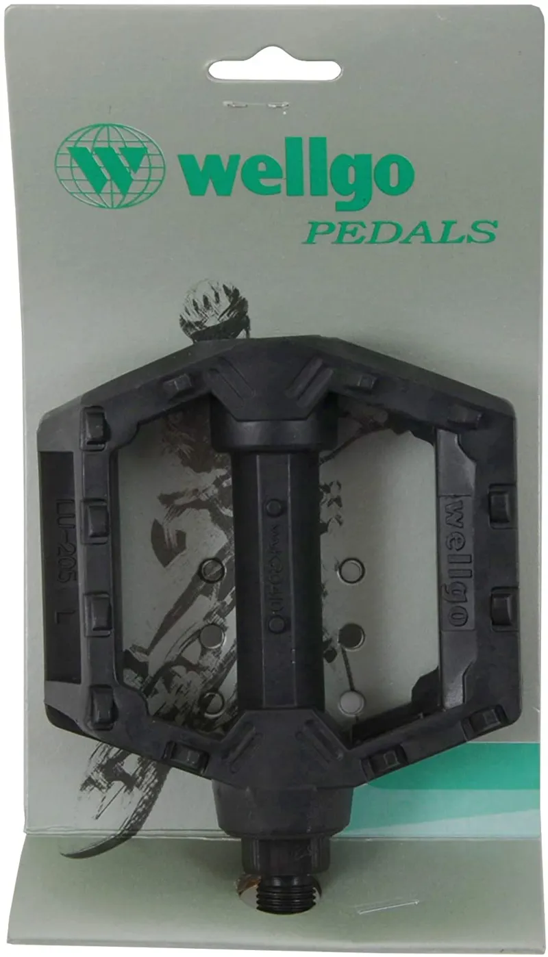 Wellgo 1/2 resin sealed bearing flat bike pedals
