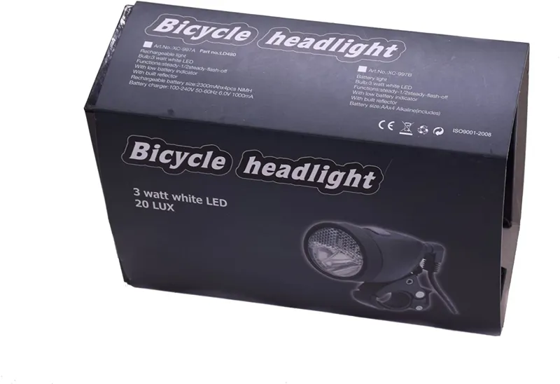 20 Lux Rechargeable Front Bike Light-1