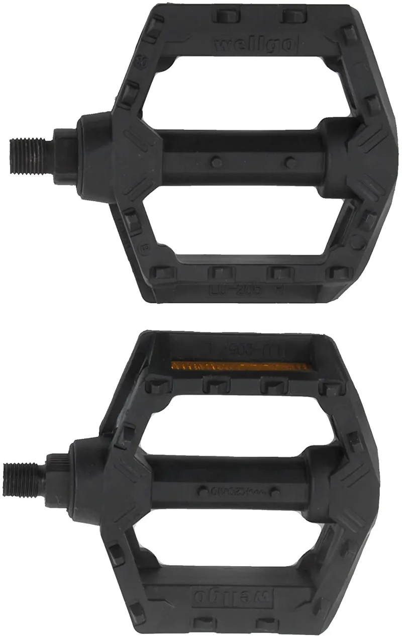 Wellgo 1/2 resin sealed bearing flat bike pedals-1
