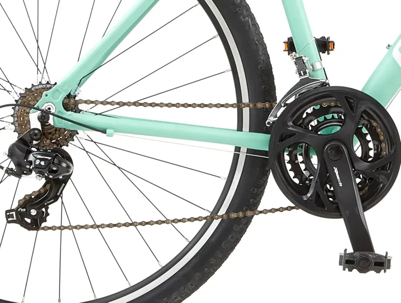 Coyote Urban 700c Sports Hybrid Bike Turquoise-4