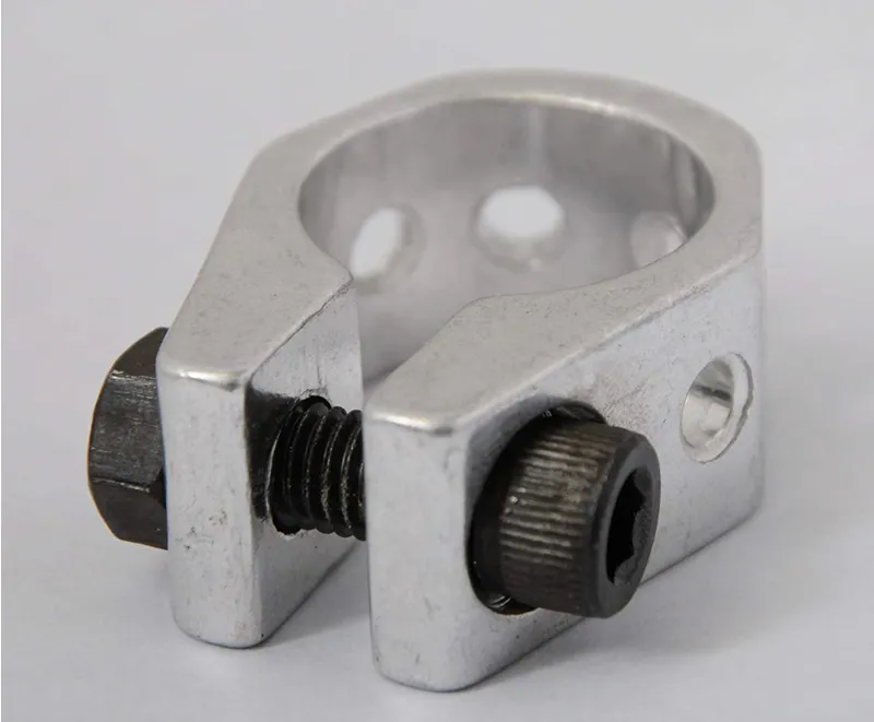 BMX 25.4mm Hexagonal Seat Clamp Silver-1
