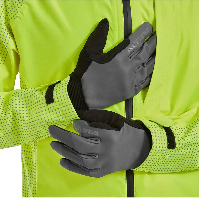 Altura Nightvision Windproof Cycling Gloves Grey-3