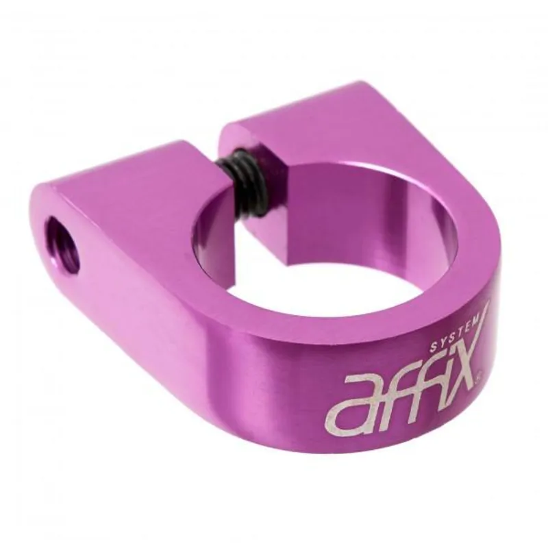 Affix BMX Seat Clamp 28.6mm Purple