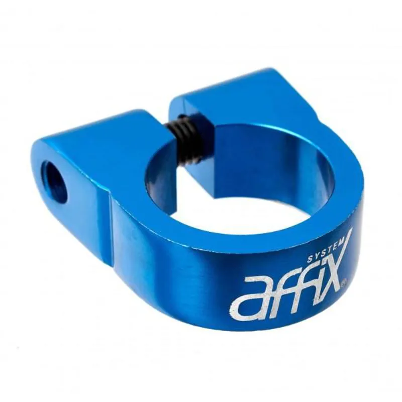 Affix BMX Seat Clamp 28.6mm Blue