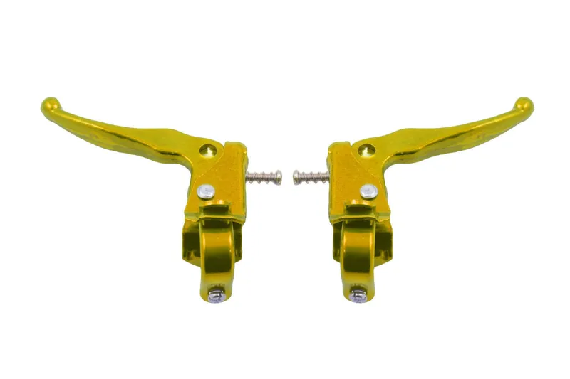 BMX MX Style Brake Levers Gold