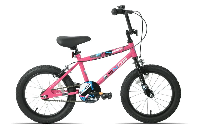 Snob Bypass 16 Inch Wheel Kids Bike Pink