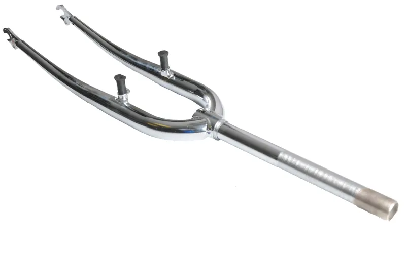 26 Inch Threaded Forks 1 Inch Chrome-1