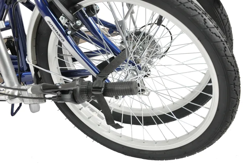 Ammaco Pakka Compact 20 Inch Wheel Folding Bike Blue-4