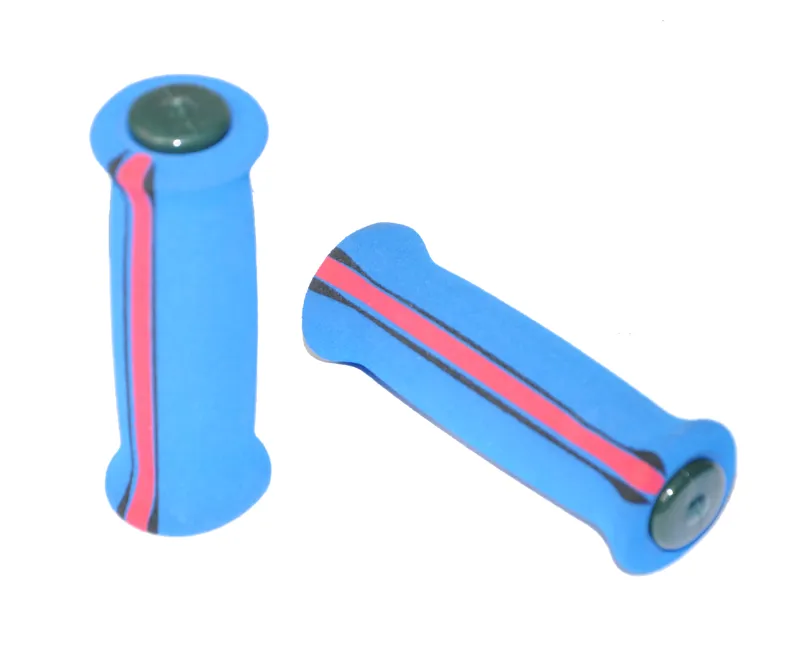 BMX Foam Handlebar Grips Blue