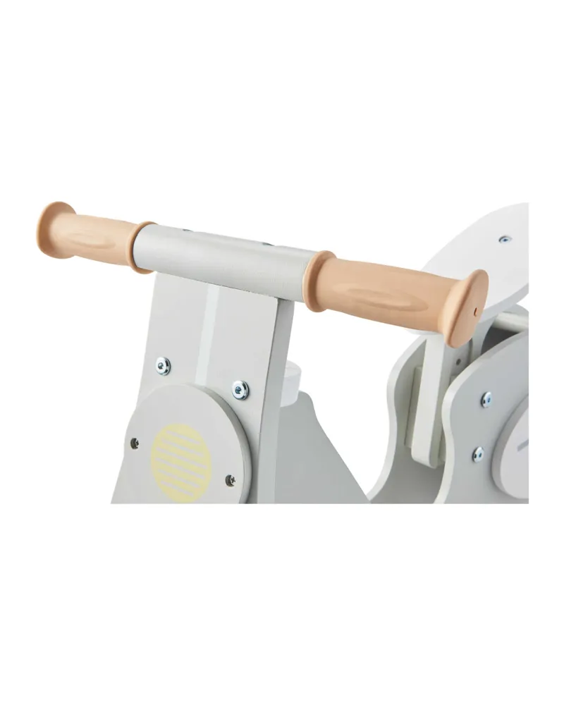 Little Town Wooden Balance Bike Grey-4