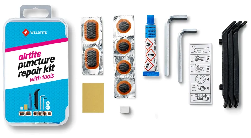 Weldtite Airtite Puncture Repair Kit W/Tools