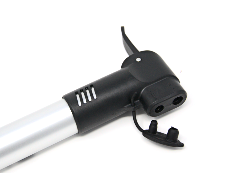 Alloy Dual Valve Hand Pump Silver-5