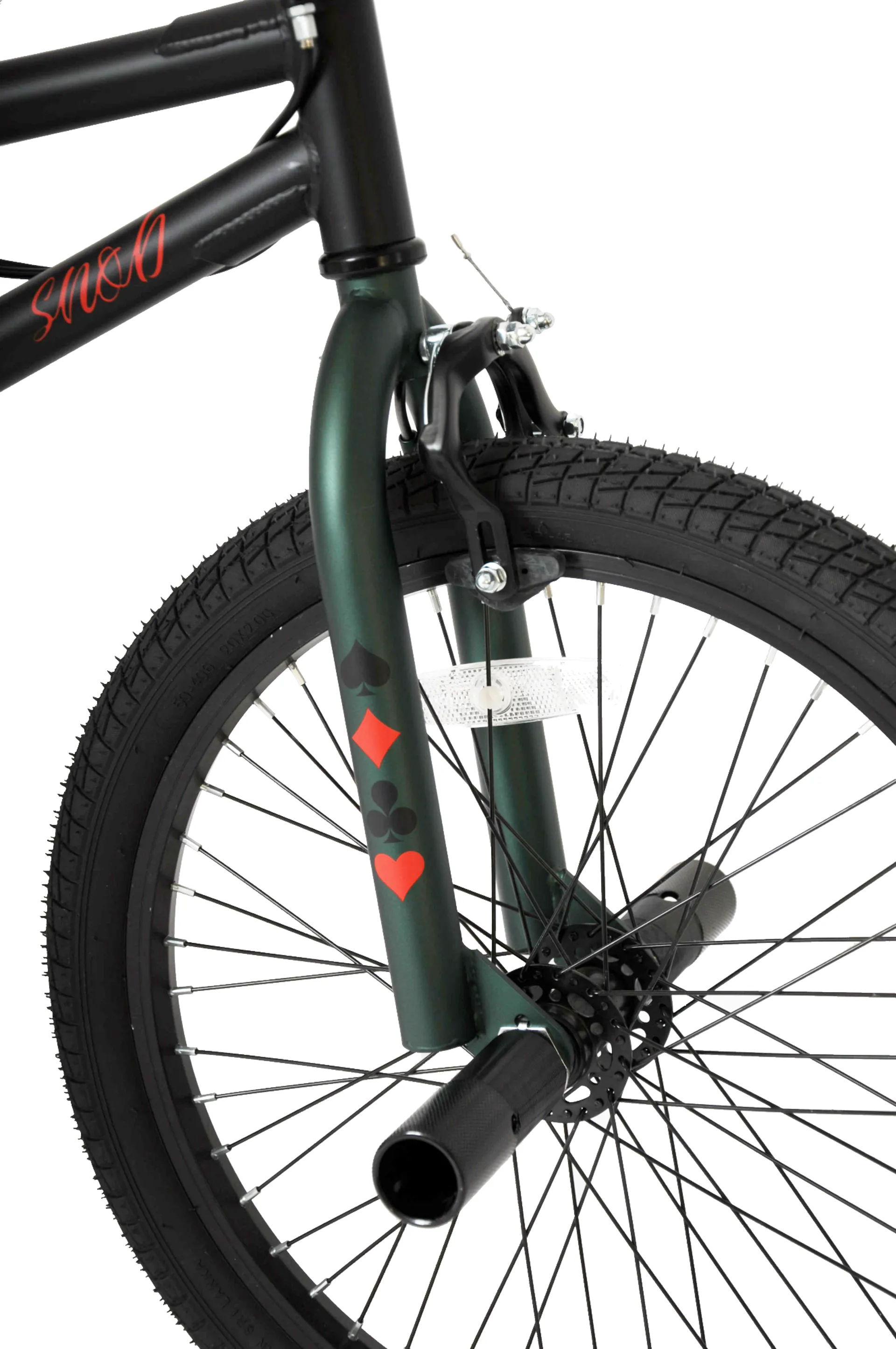 Snob Player BMX 20 Inch Wheel Kids Bike Black