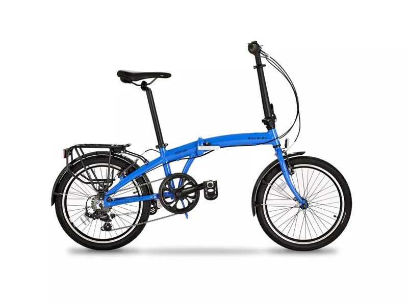 Raleigh Stowaway 20 Inch Wheel Folding Bike Blue