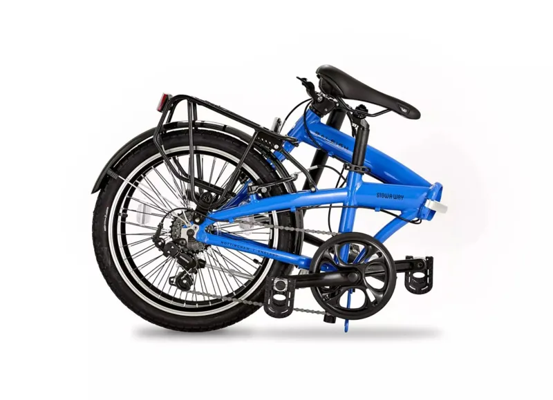 Raleigh Stowaway 20 Inch Wheel Folding Bike Blue-3