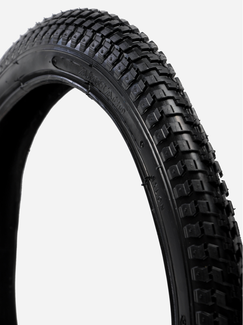 Ammaco BMX Snake Belly Tyre 18 x 2.125 Black-2