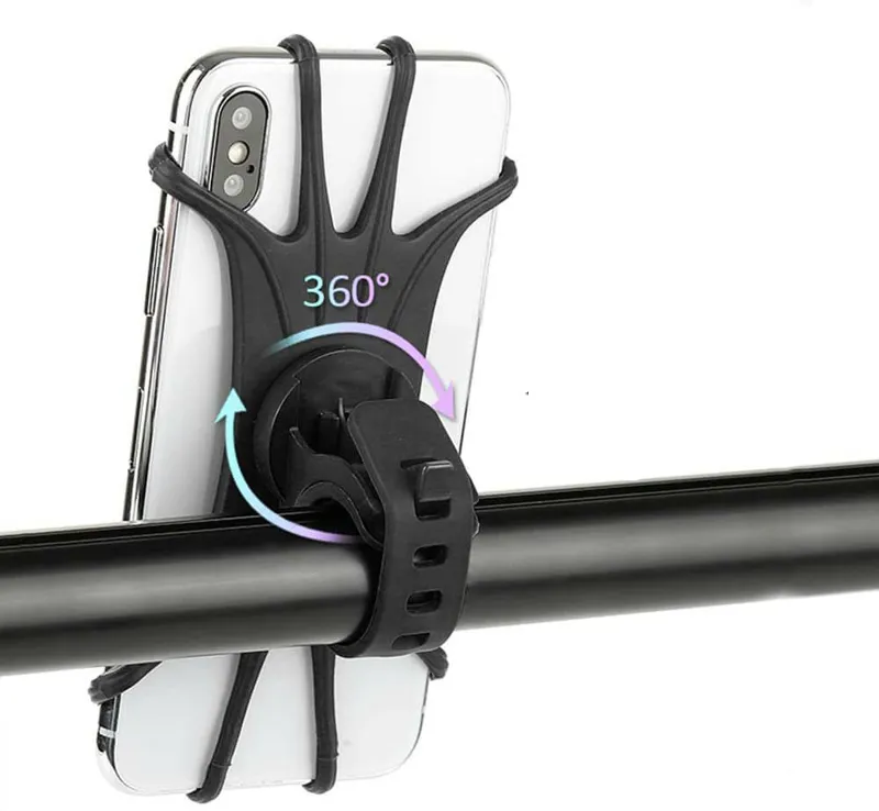 Silicone Phone Holder Black