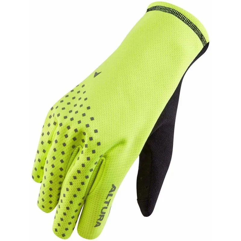 Altura Night Vision Fleece Windproof Gloves Yellow